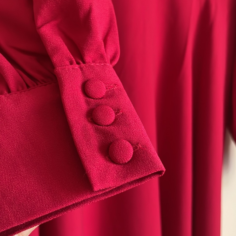 Hell Bunny Scarlet Midi Dress with Button Accents - Picture 7 of 14